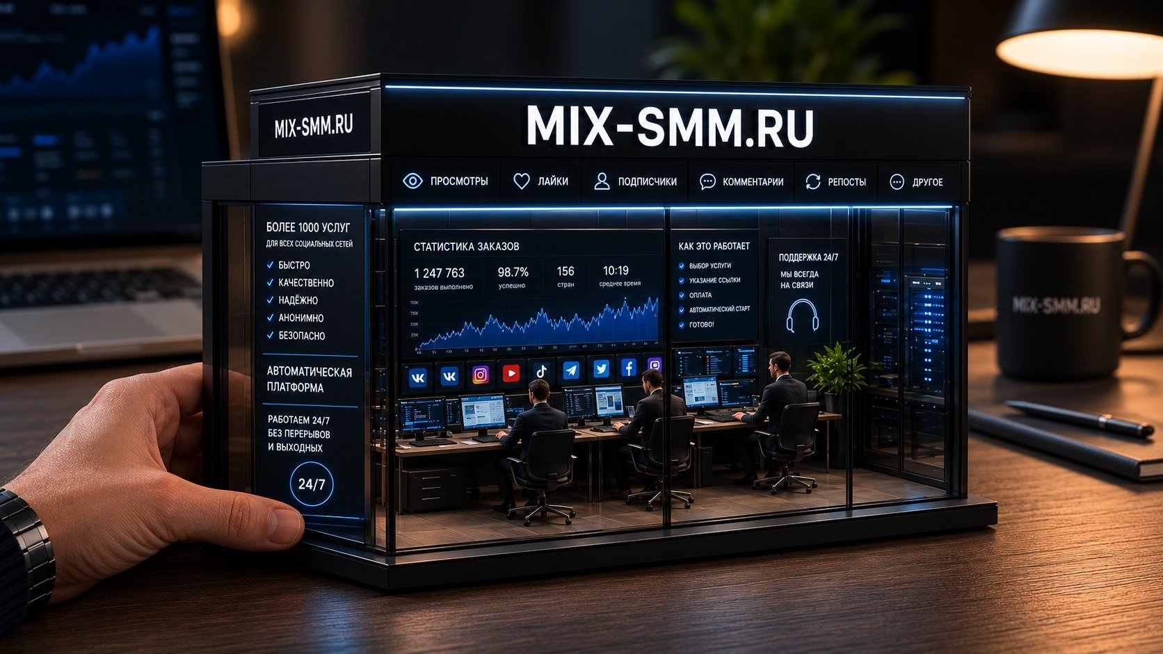 MIX-SMM на телефоне и планшете